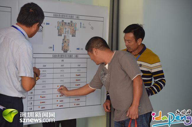 东涌水库建设项目第二批安置房选房工作完成