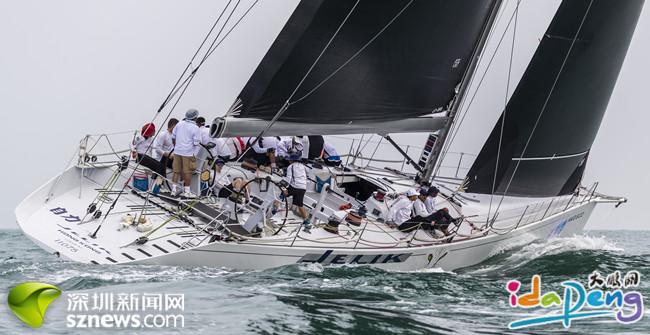 中国杯帆船赛正式起航，近200支船队在深圳大亚湾开赛