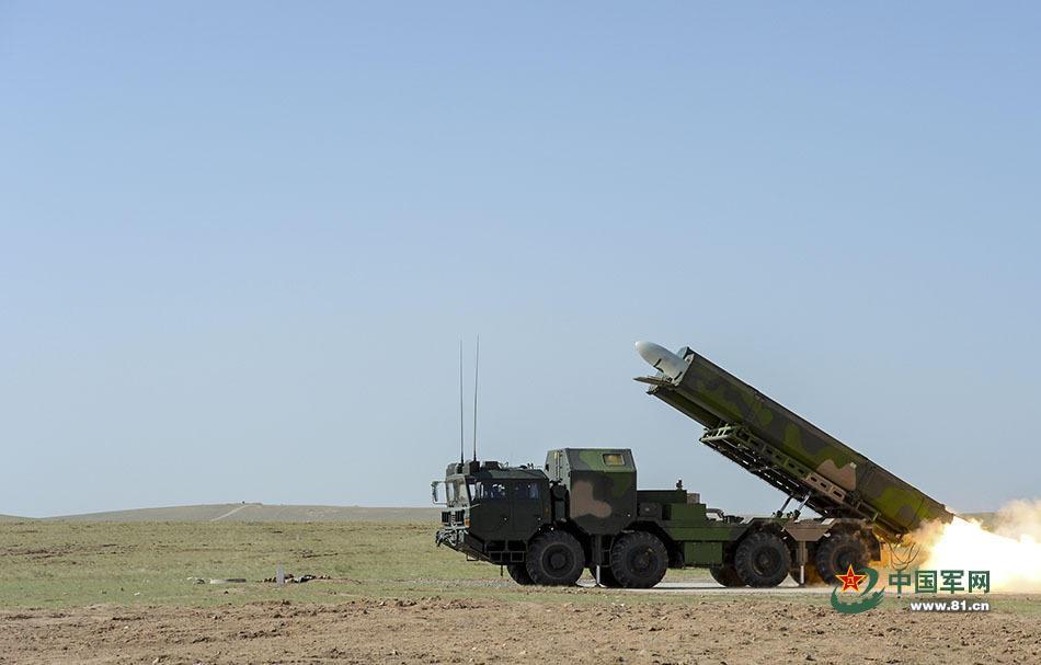 场面震撼!直击火箭军巡航导弹发射瞬间_大鹏网